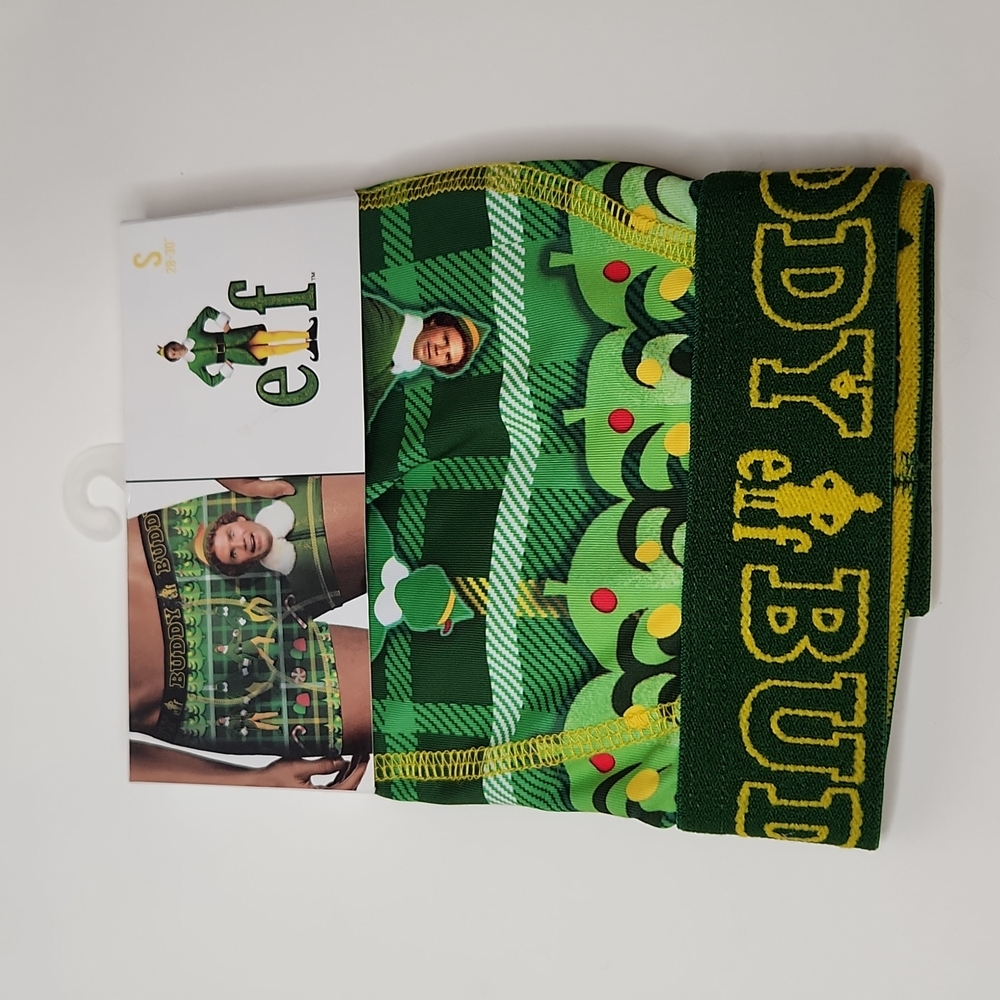 Men's Holiday Christmas ELF Boxer Brief   Size S